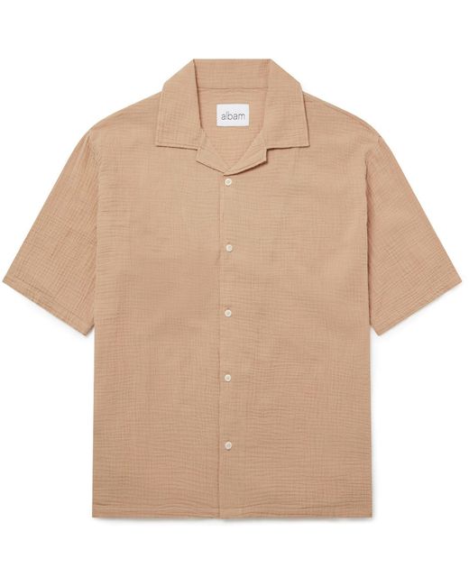 Albam Natural Crinkle Holiday Shirt for men