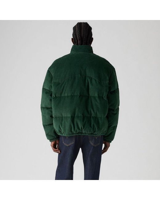 Levi's Green Medium Puffer Jacket for men