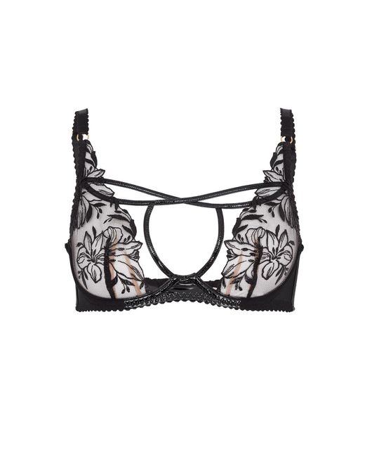 Agent Provocateur Black Ozella Plunge Underwired Bra