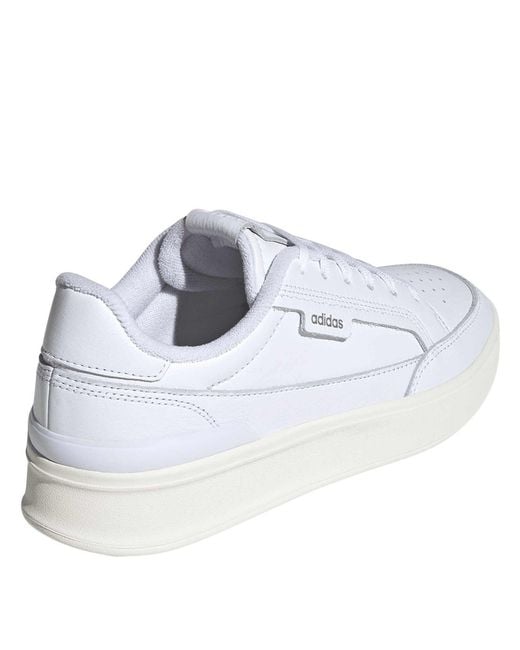 Adidas White Aspyre Road Running Shoes for men