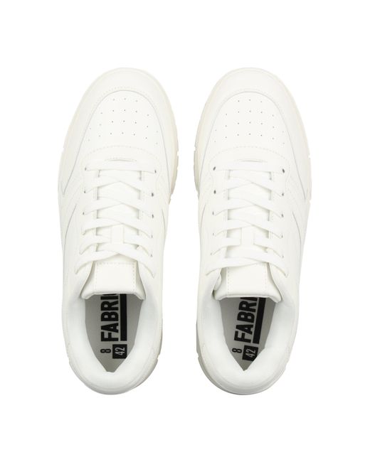 Fabric White Court Trainers for men
