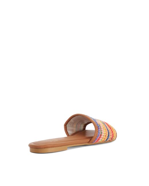 Dune Pink Lillsie Flat Sandals