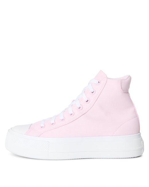 Converse Pink Day One Pit Canvas High-Top Trainers