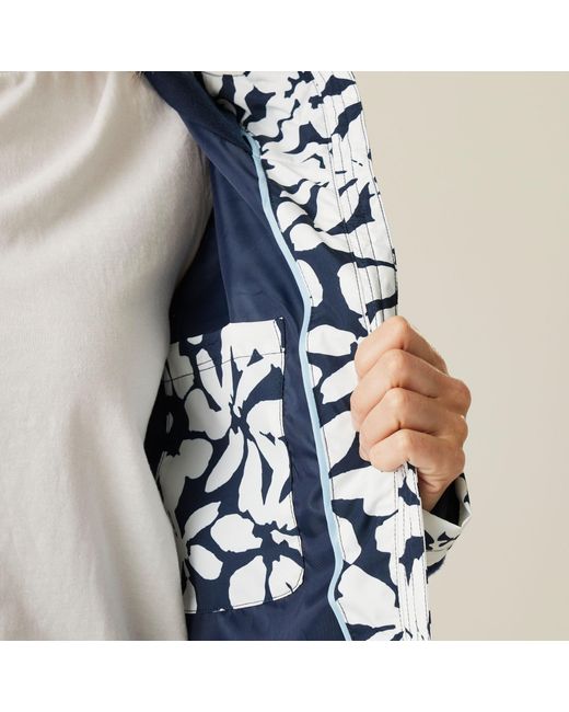 Regatta Blue Bayletta Ii Waterproof Breathable Recycled Waterproof Jacket