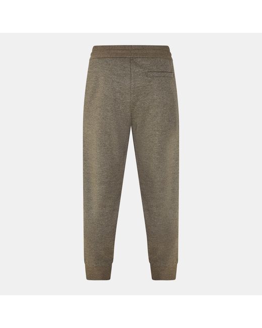 Boss Gray Closed Hem Fleece Joggers for men
