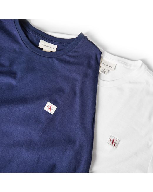 Calvin Klein White Badge T-Shirt for men