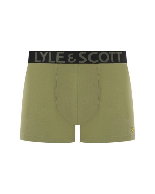 Lyle & Scott Green Lyle Lucian 3Pk for men