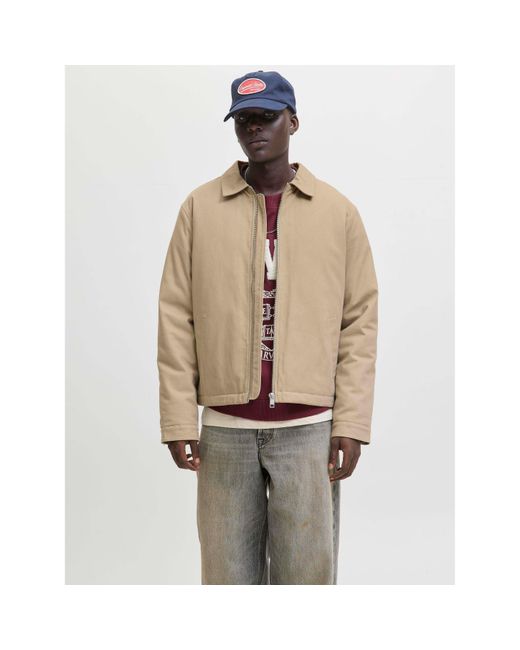 Jack & Jones Natural Dover Worker Jacket for men