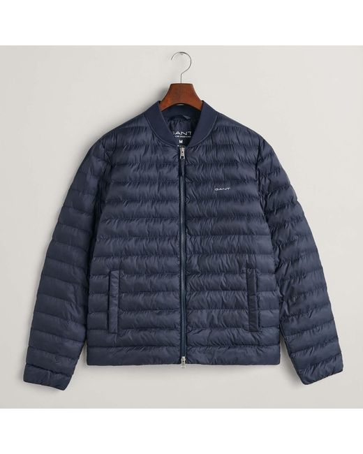 Gant Blue Light Padded Bomber Jacket for men