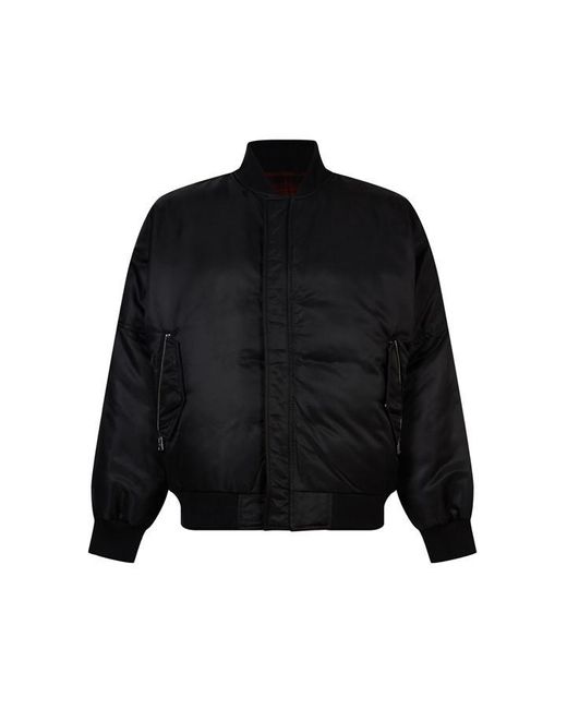 AllSaints Black Stan Bomber Jacket for men