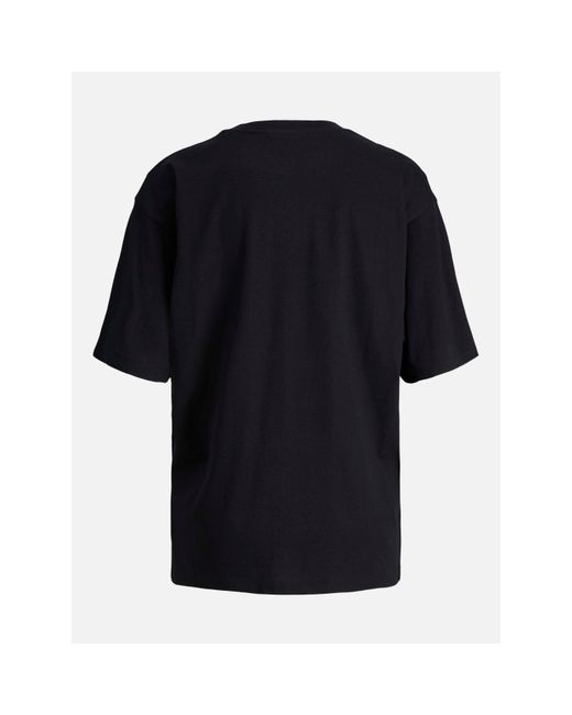 JJXX Black Andrea Loose Logo T-Shirt Ladies
