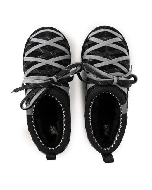 Ugg Black Tasman Lace Mule Slippers for men