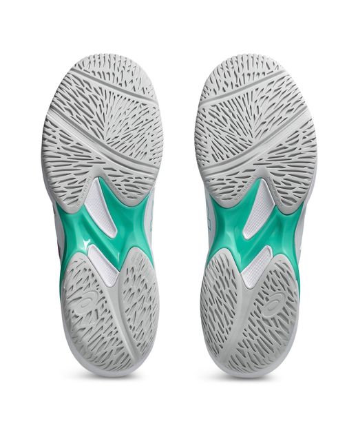 Asics White Solution Swift Ff Tennis Shoes for men