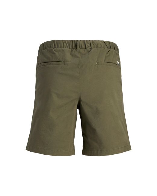 Jack & Jones Green Stretch Chino Shorts for men