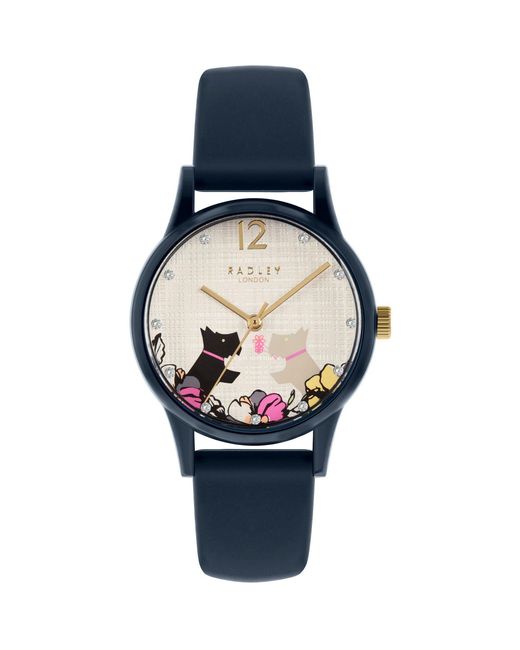 Radley Blue Ldies Sayitwthflwr