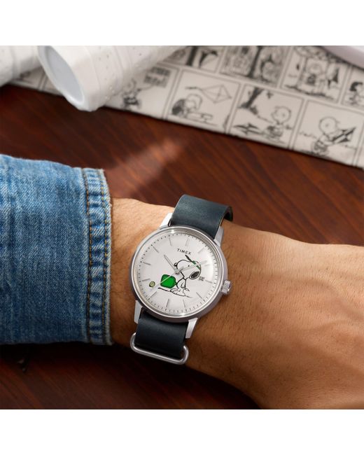 Timex Black Peanuts Quartz Analogue Watch