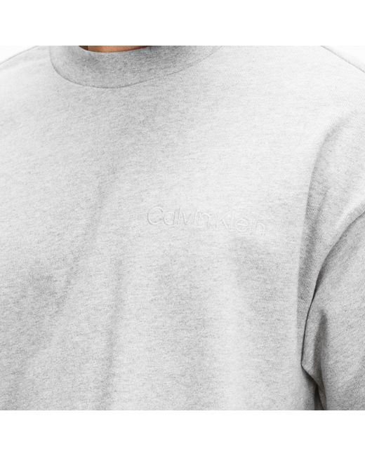 Calvin Klein Gray Sslogo T-Shirt for men