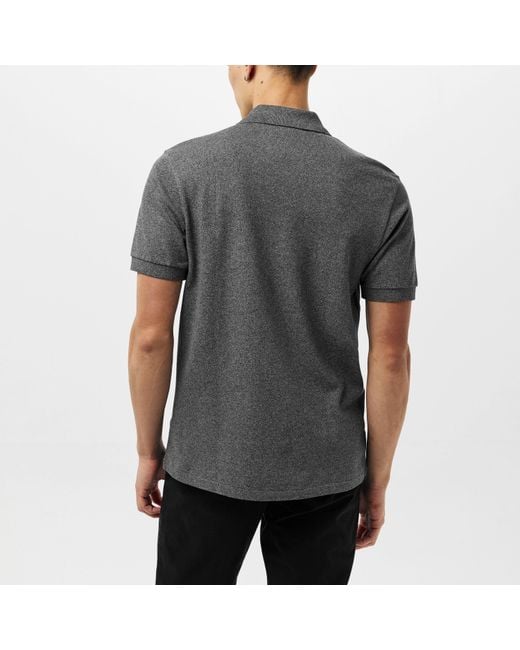 Lacoste Gray Classic Short Sleeve Polo Shirt for men