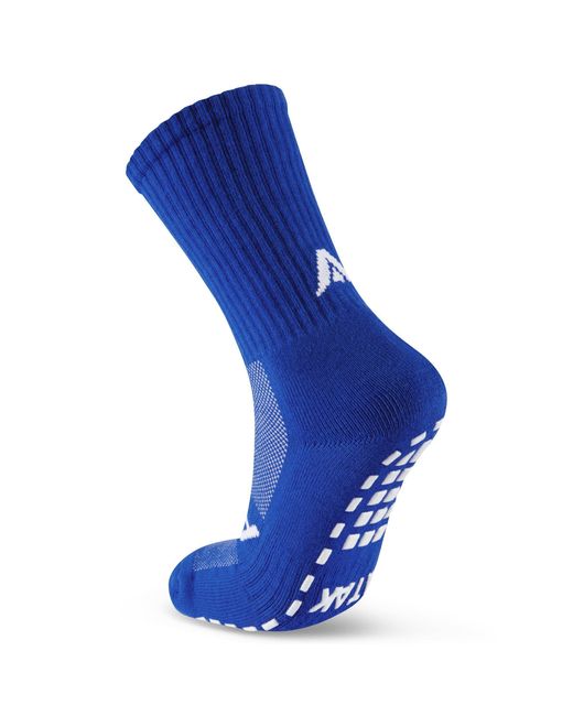 ATAK Sports Blue Grip Mid Leg Socks Senior for men
