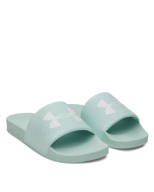 Under Armour Blue Pool Sliders