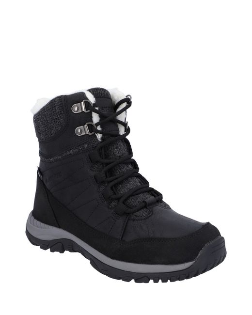 Hi-tec Black Riva Mid Boots