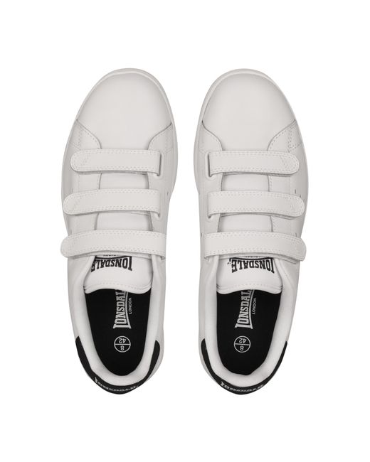 Lonsdale White Leyton Trainers for men