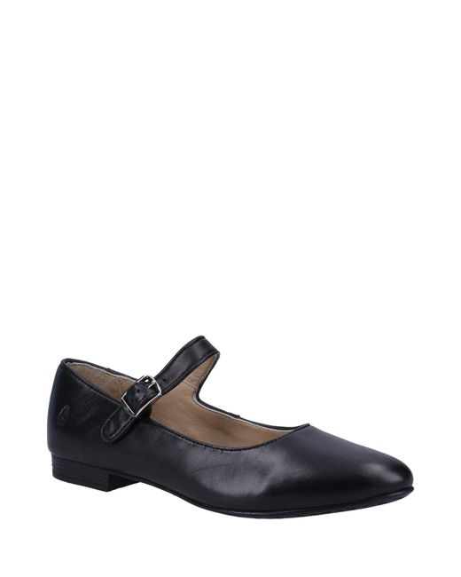 Hush Puppies Black Melissa Strap Leather