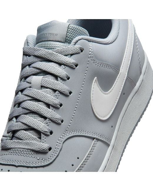 Nike Gray Court Vision Low Trainers for men