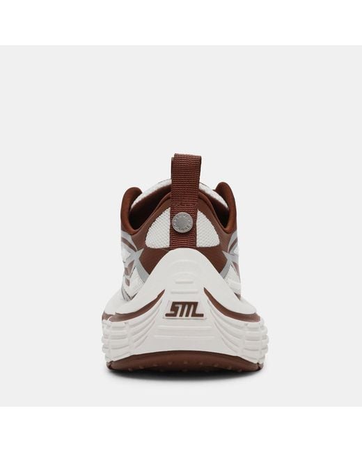 Steve Madden Brown Power 2 Low-Top Trainers