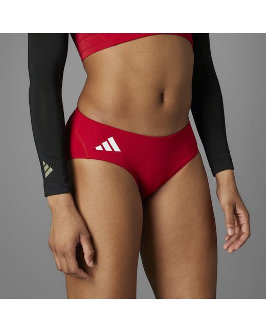 Adidas Red Adizero Running Briefs