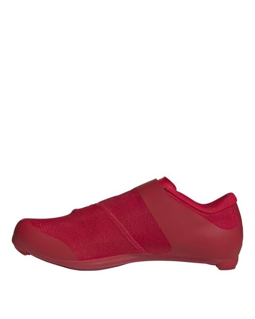 Adidas Red Tempo Stripes Boa Road Cycling Shoes for men