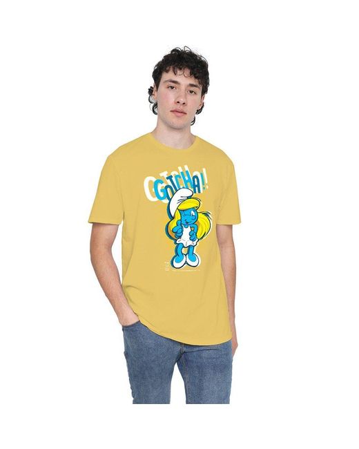 Other Metallic The Smurfs Smurfette Gotcha! T Shirt Royal for men