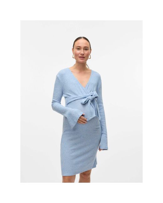 Mama.licious Blue Mama Mlaniset Maxi Dress