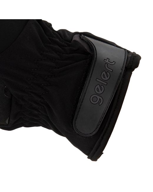 Gelert Black 2-In-1 Walking Gloves for men