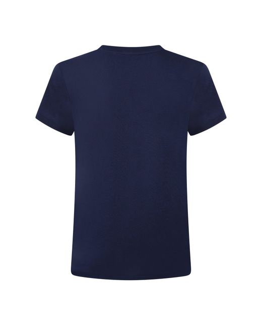 Polo Ralph Lauren Blue Round-Neck T-Shirt