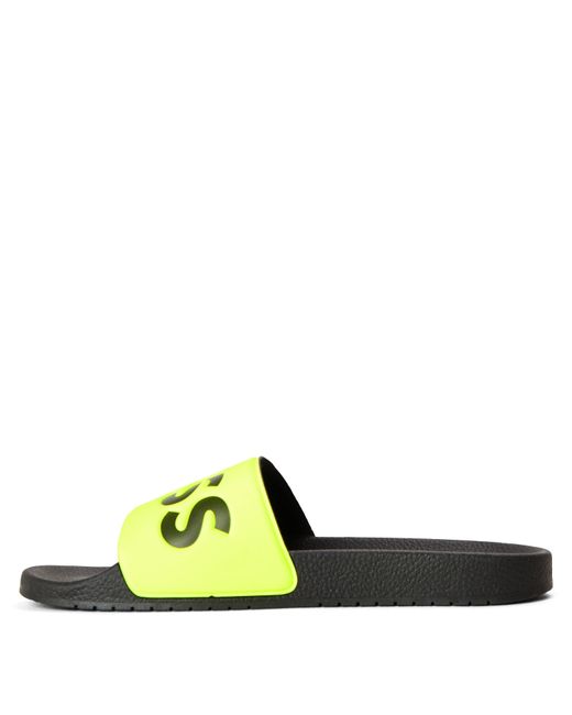 Boss Green Comfy Slider Sandals With Logo Detail (Aryeh) for men