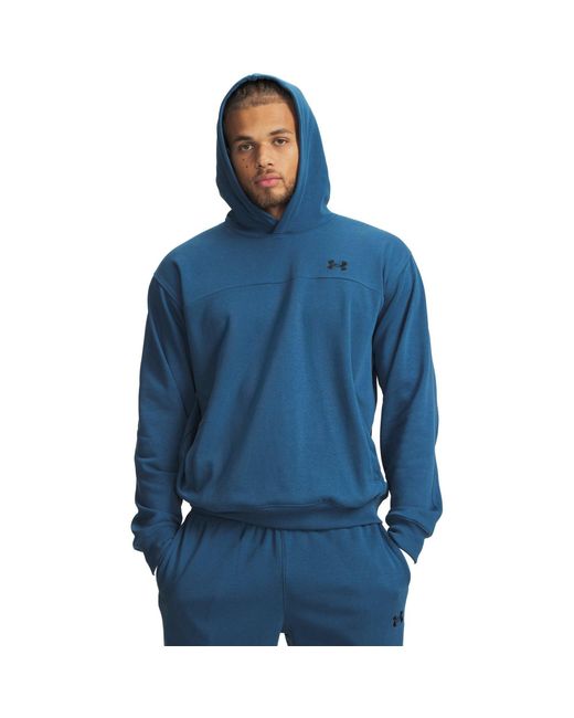 Under Armour Blue Rival Lightweight Performance Hoodie for men