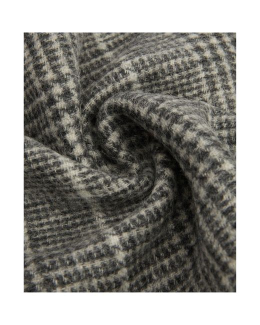 Barbour Gray Noelle Reversible Check Scarf