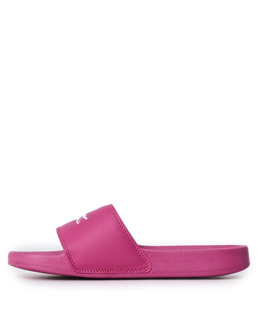Lacoste Pink Serve Sliders