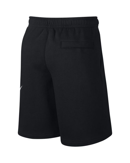 Nike Black Sportswear Club Graphic Shorts for men
