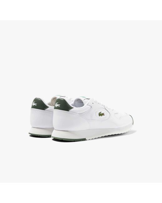Lacoste White Line Track Trainers for men