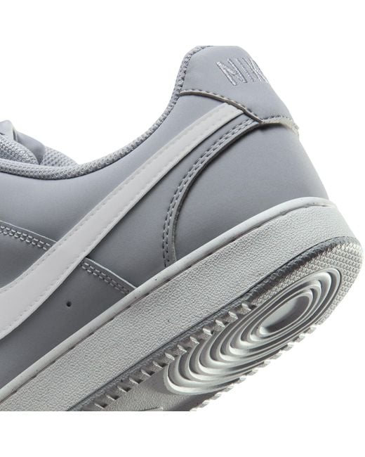 Nike Gray Court Vision Low Trainers for men
