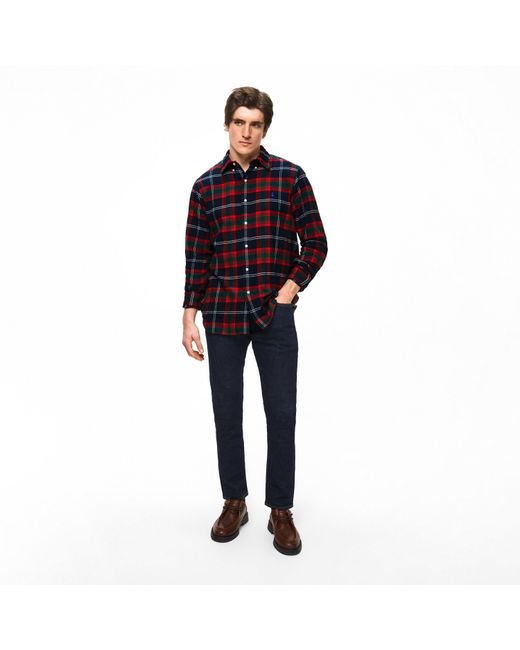 Ralph Lauren Blue Long Sleeve Plain Shirt for men