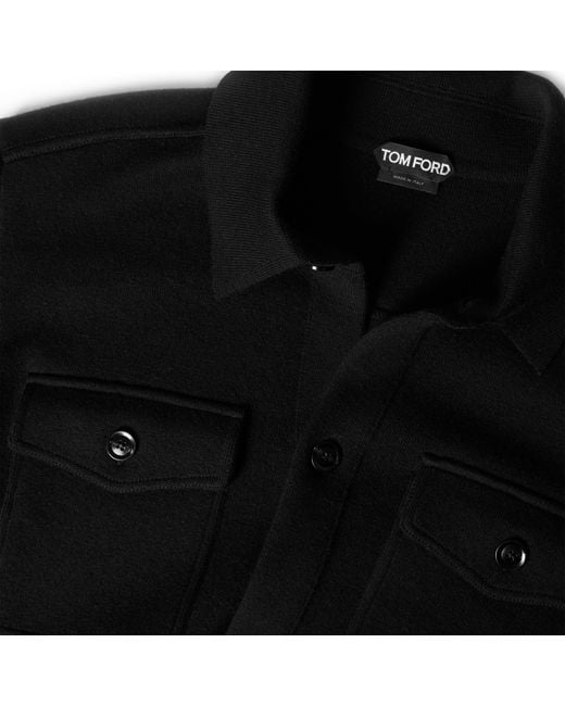 Tom Ford Black Tf Overshirt for men