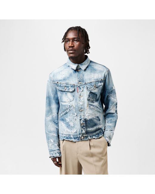 DSquared² Blue Denim Jacket for men