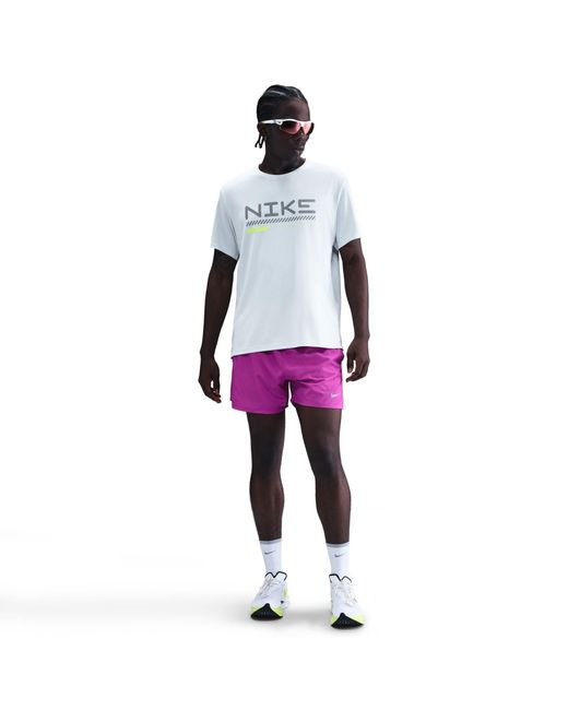 Nike White Wint Miler Tee Sn54 for men