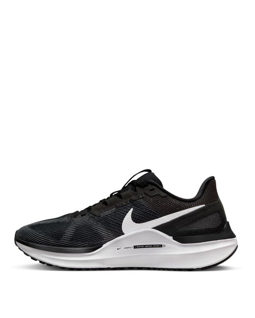 Nike Black Air Zoom Structure 25 Road Running Shoes