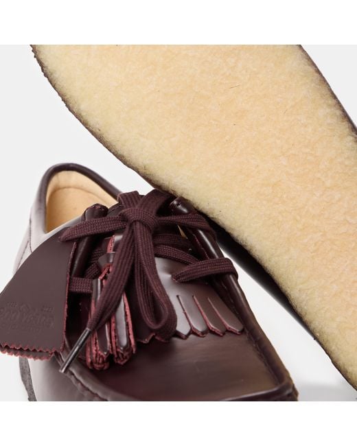 Clarks Brown Wallabee Moc Toe Formal Shoes