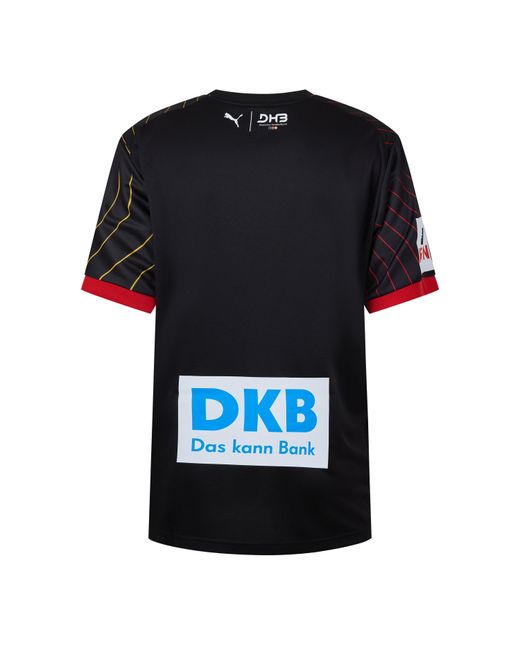 PUMA Black Dhb Away Jersey Short Sleeve Performance T-Shirt for men