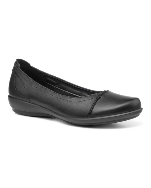 Hotter Black Robyn Ii Wide Fit Ballerina Pumps